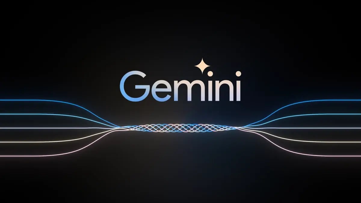 Google Gemini AI Promotional Banner Highlighting Advanced AI Capabilities and Google One AI Premium Plan Pricing