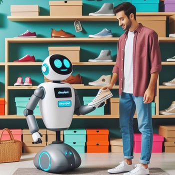 robot-working-in-shoe-store